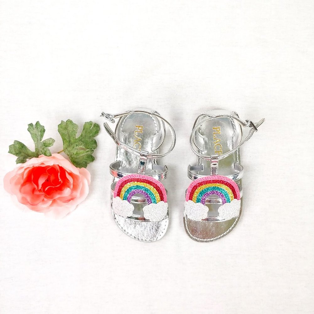 Toddler Sandals Rainbow Sparkles
